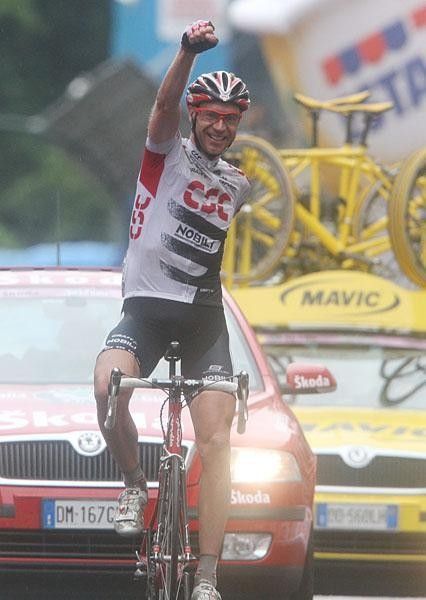 Jens Voigt took CSC's first stage win