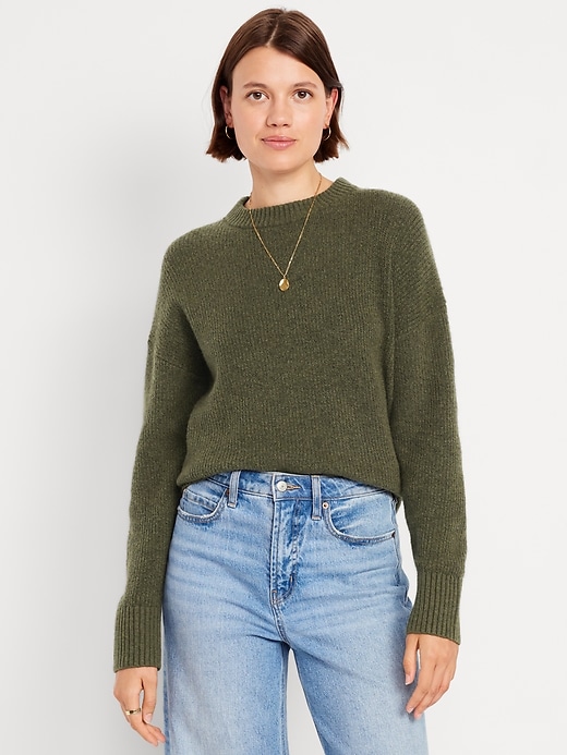 Sosoft Crew-Neck Tunic Sweater