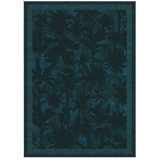 Blue forest rug