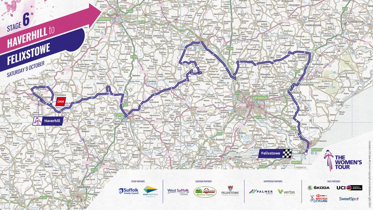 The Women's Tour / SweetSpot - Stage 6 Map