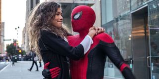 Zendaya and Tom Holland in Spider-Man: Far From Home