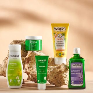 A selection of Weleda products