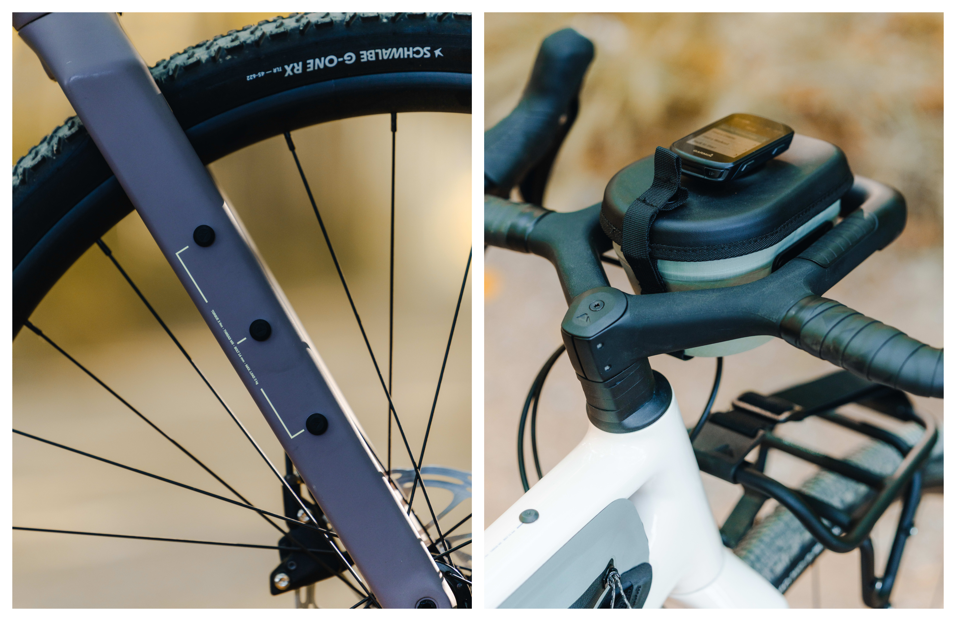 Details of the Canyon Grizl AL gravel bike