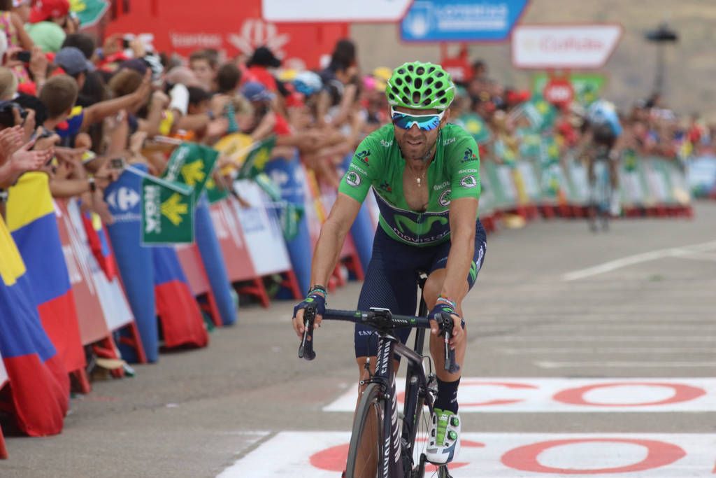 Alejandro Valverde (Movistar) stays in green