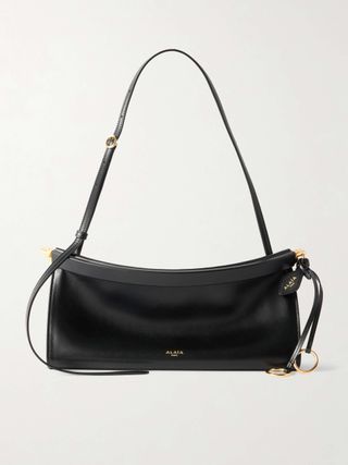 Click E/w Medium Leather Shoulder Bag