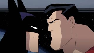 Batman confronts Superman on Justice League