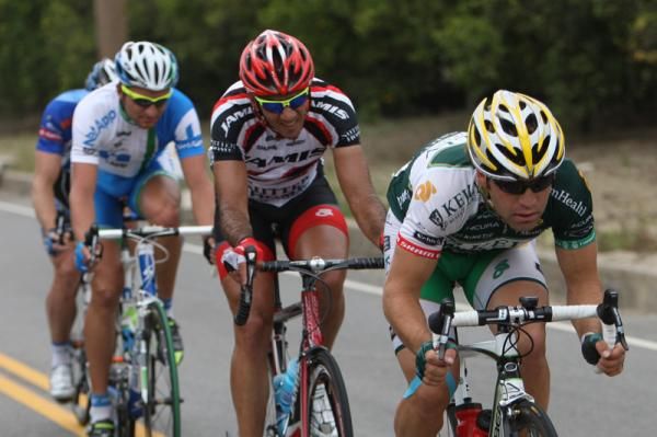 Michael Friedman, Jose Fernando Antogna, Jan Barta and Bradley White in the major break of the day