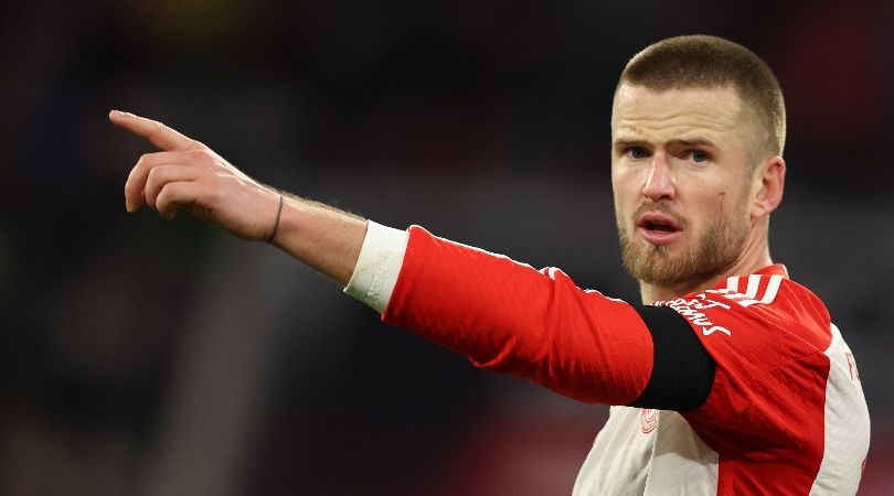 Eric Dier in action for Bayern Munich against RB Leipzig in February 2024.