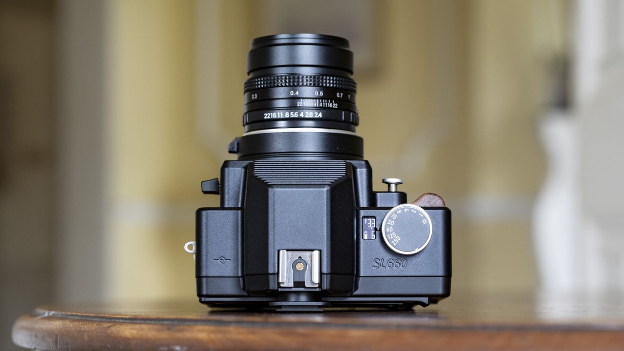 Top view of the Nons SL660 instant camera