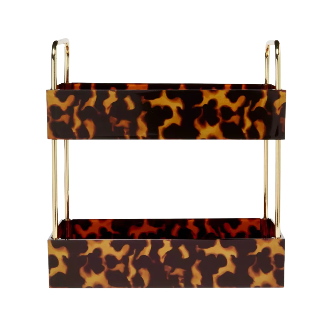 Leopard Print Tiered Tray - Threshold™