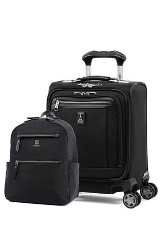 black soft luggage set