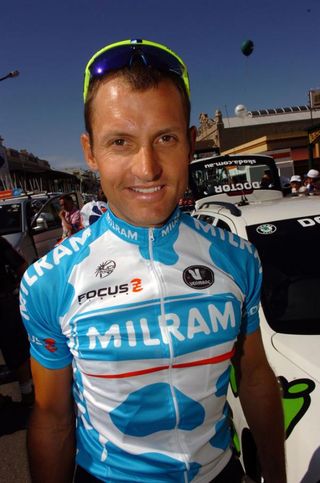 Luke Roberts (Milram) won the Tour of Murcia's fourth stage into Alhama de Murcia