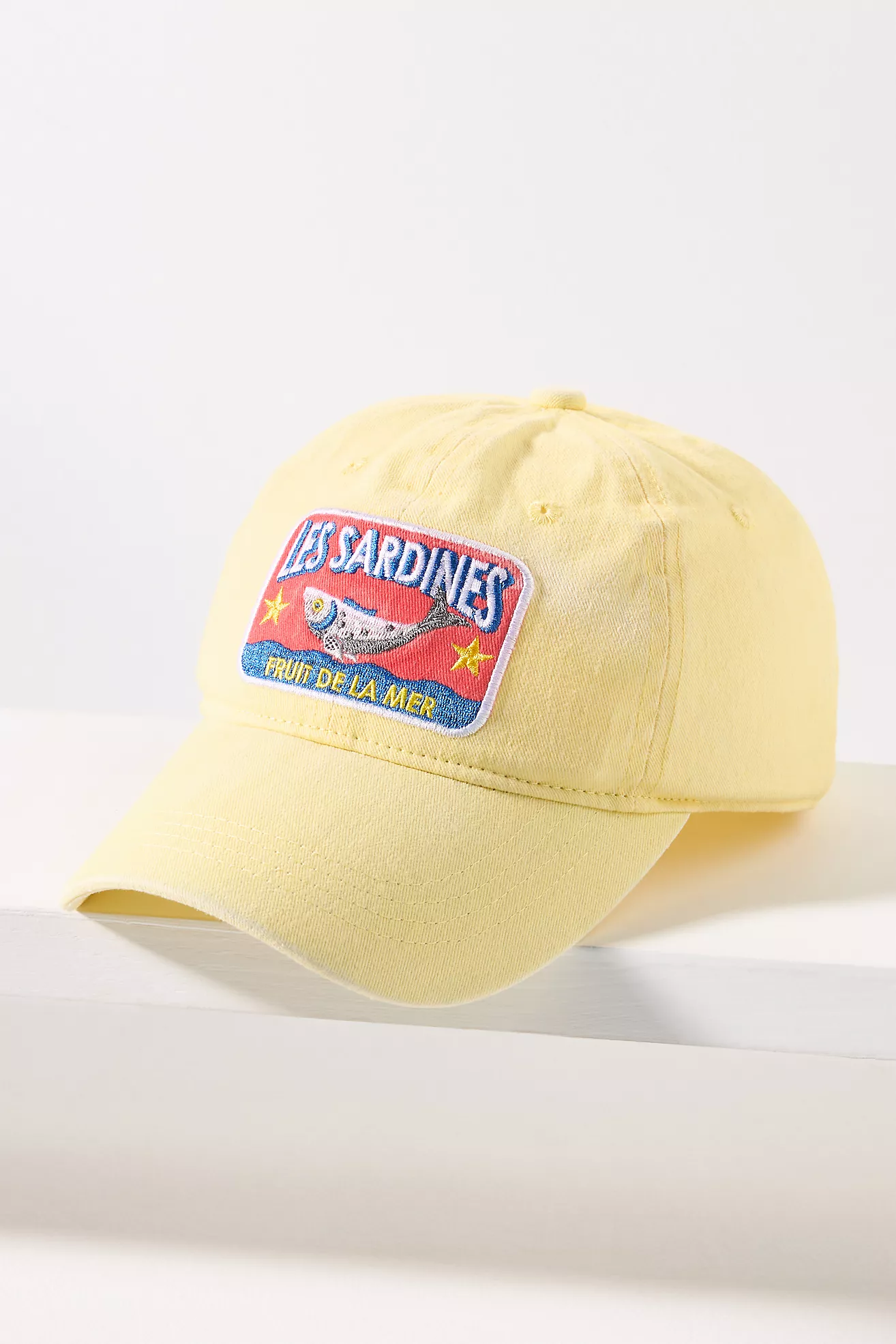 By Anthropologie Washed Cotton Nautical Baseball Cap