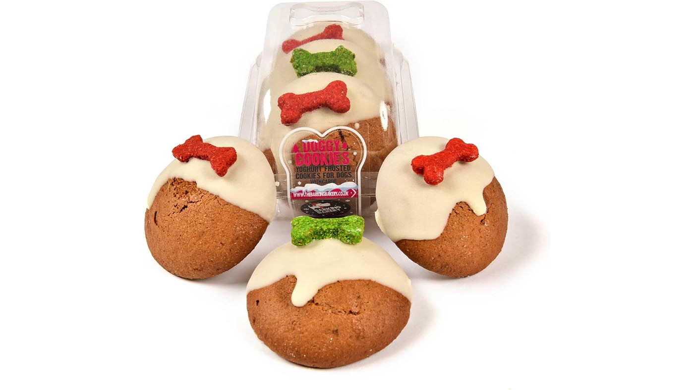Doggy Christmas Pudding Cookies