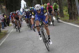 Zdenek Stybar attacks to winw Stage 2 of the 2016 Tirreno-Adriatico