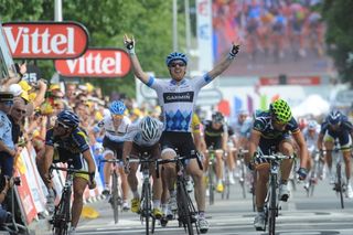 Tyler Farrar wins, Tour de France 2011, stage three