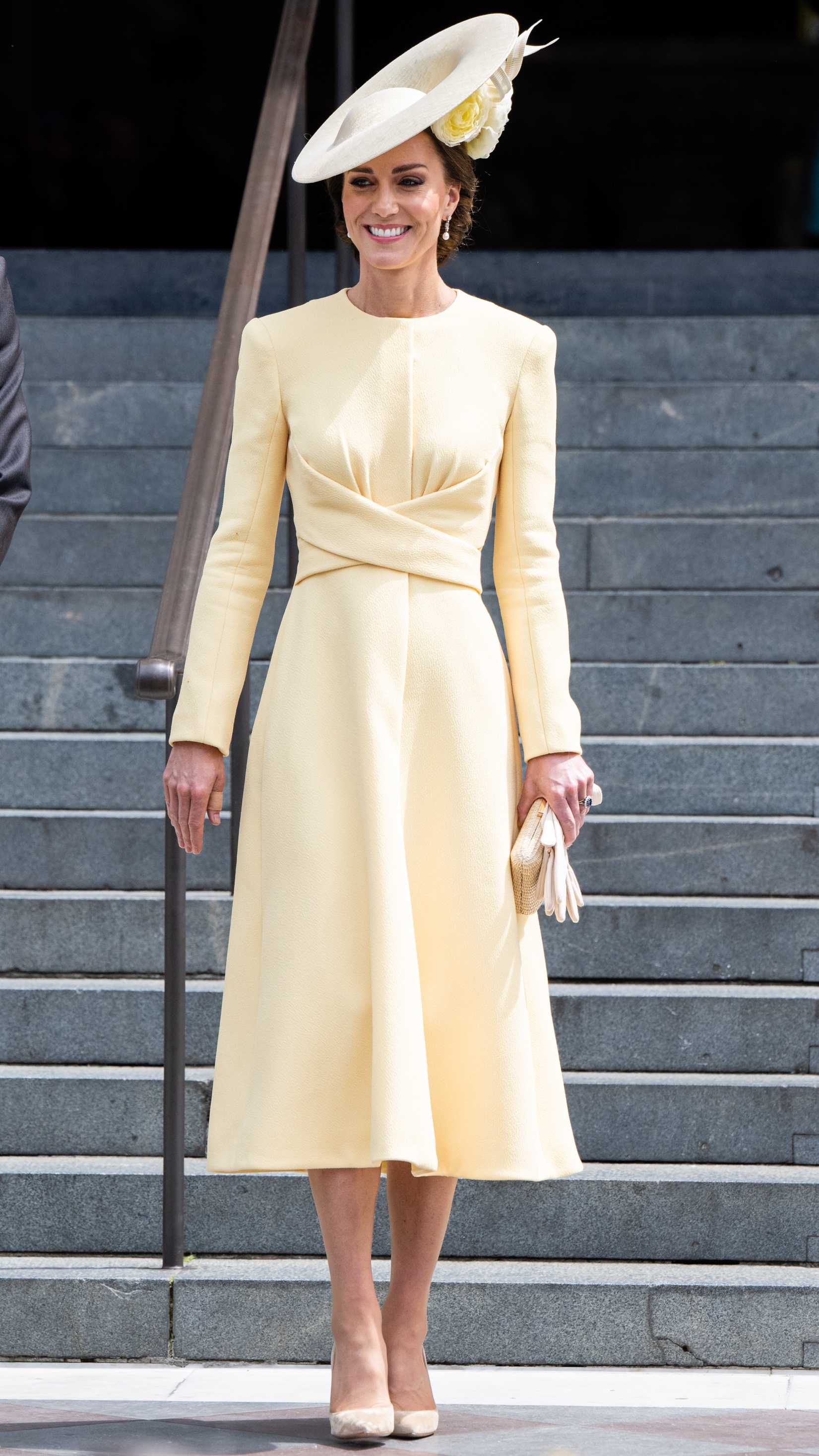 Catherine, Princess of Wales attends the National Service of Thanksgiving on June 03, 2022 over Platinum Jubilee weekend