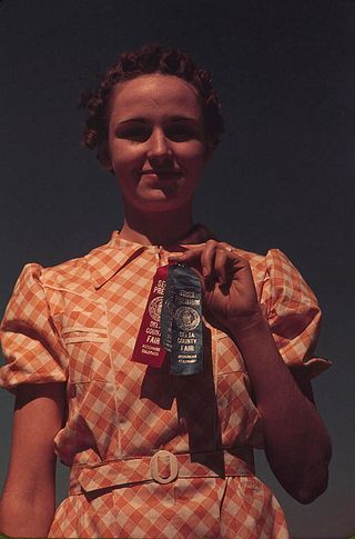 County fair winner, 1940