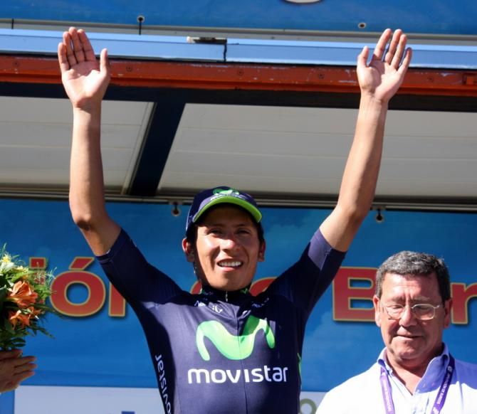 Quintana in the podium