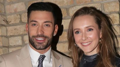 Giovanni Pernice and Rose Ayling-Ellis are seen on November 01, 2021 in London, England.