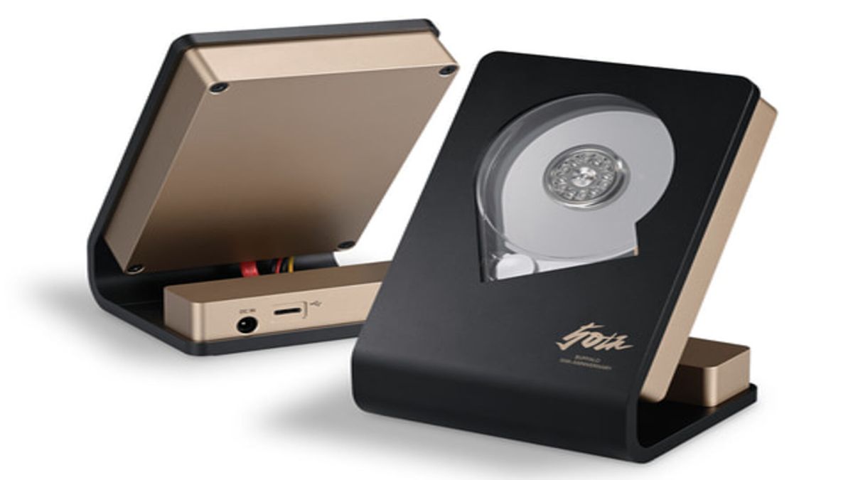 Want to literally see how a hard drive works? Then check out Buffalo's very special limited edition Skeleton external HDD