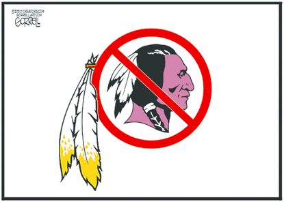 Editorial Cartoon U.S. Washington Redskins name change