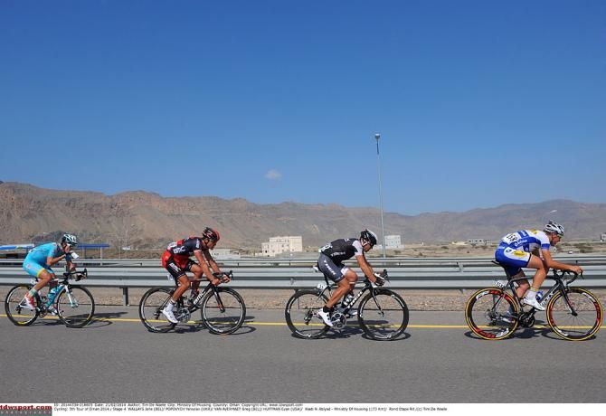Jelle Wallays, Yaroslav Popovych, Greg Van Avermaet and Evan Huffman