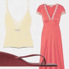 summer dresses, tops, sandals net-a-porter