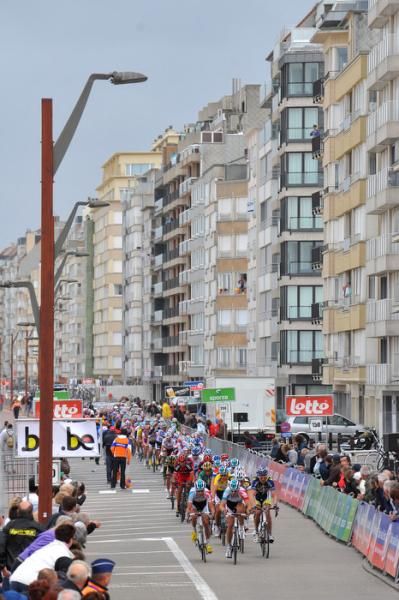 The sprint winds up in Knokke-Heist
