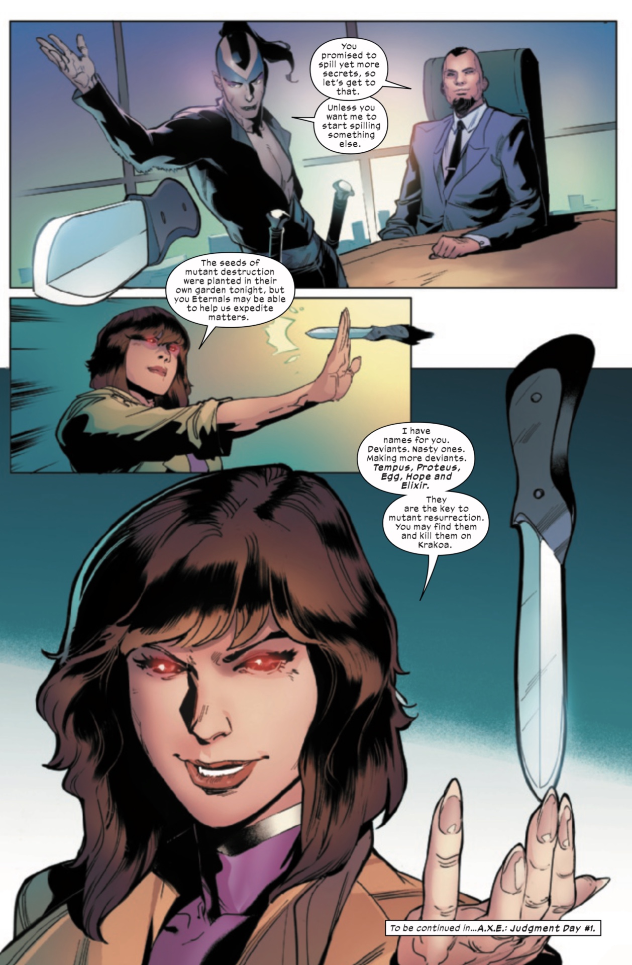 X-Men: La Gala del Fuego Infernal #1 página