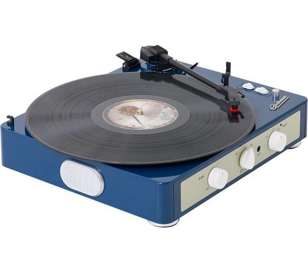 Gadhouse Brad Retro Mkii Belt Drive Bluetooth Turntable - Navy