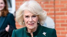 Queen Camilla departs Barnardos Nursery, Bow on November 24, 2022