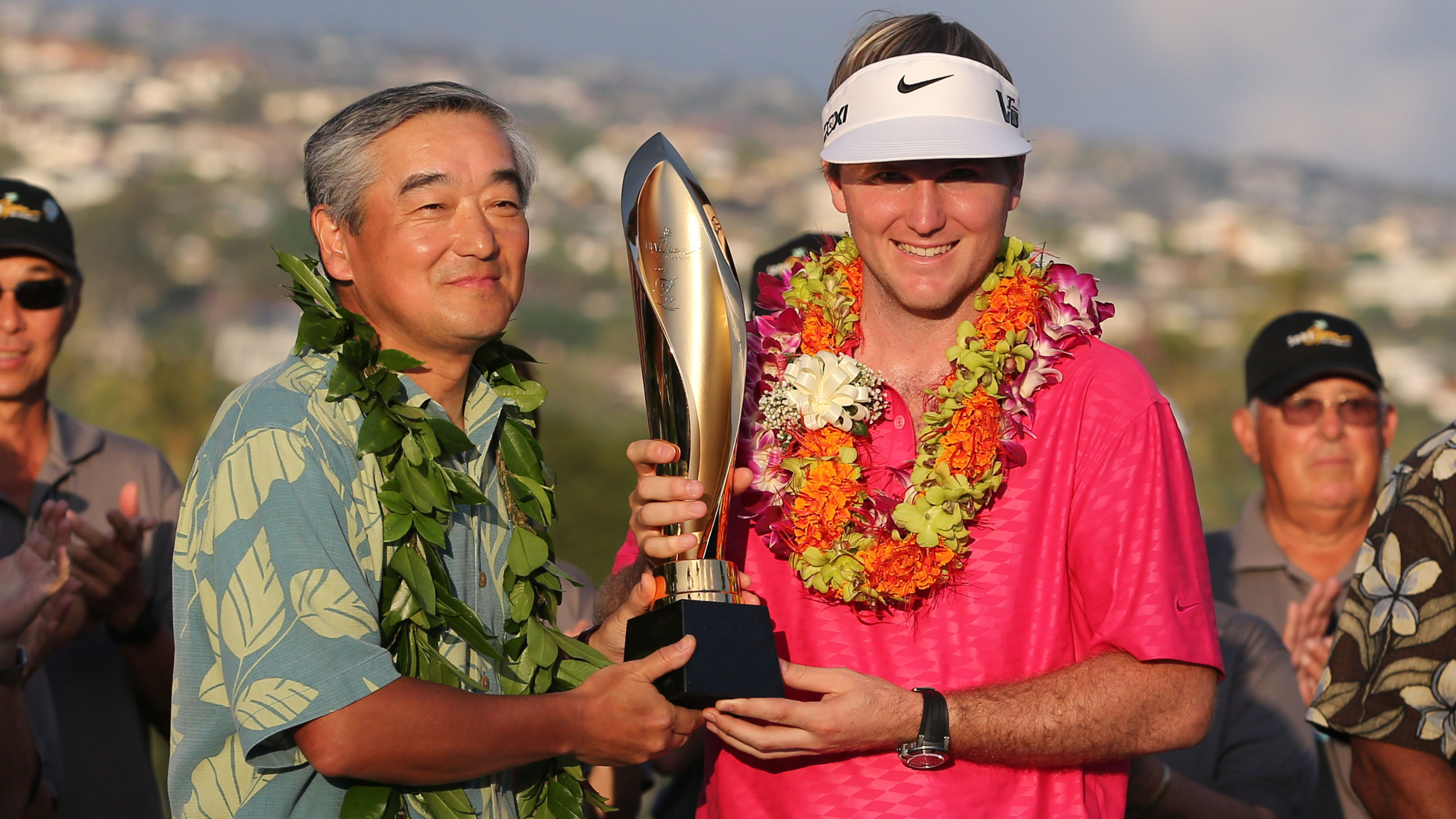 Russell Henley after winning the Sony Open