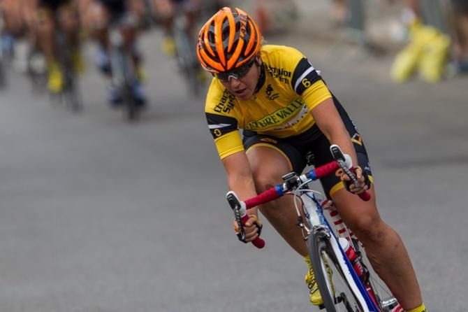 Jade Wilcoxson (Optum) spends another day in the leader's jersey.
