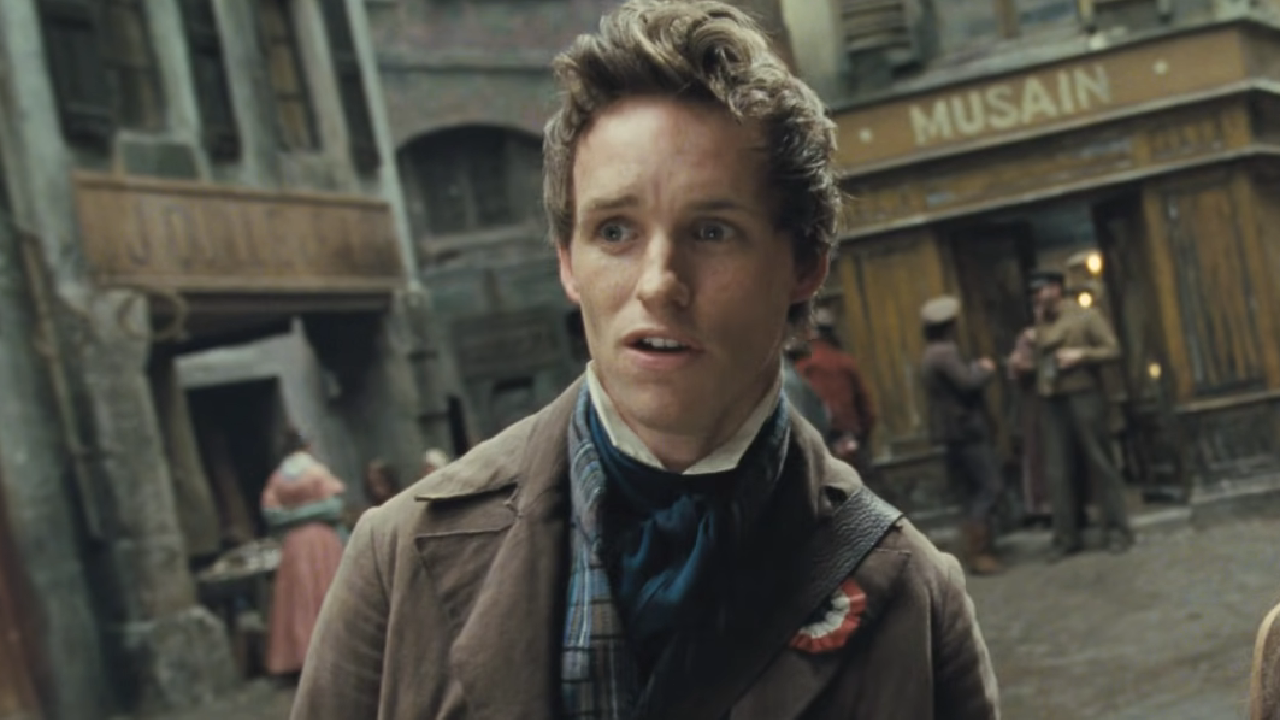 Eddie Redmayne in the movie Les Misérables.