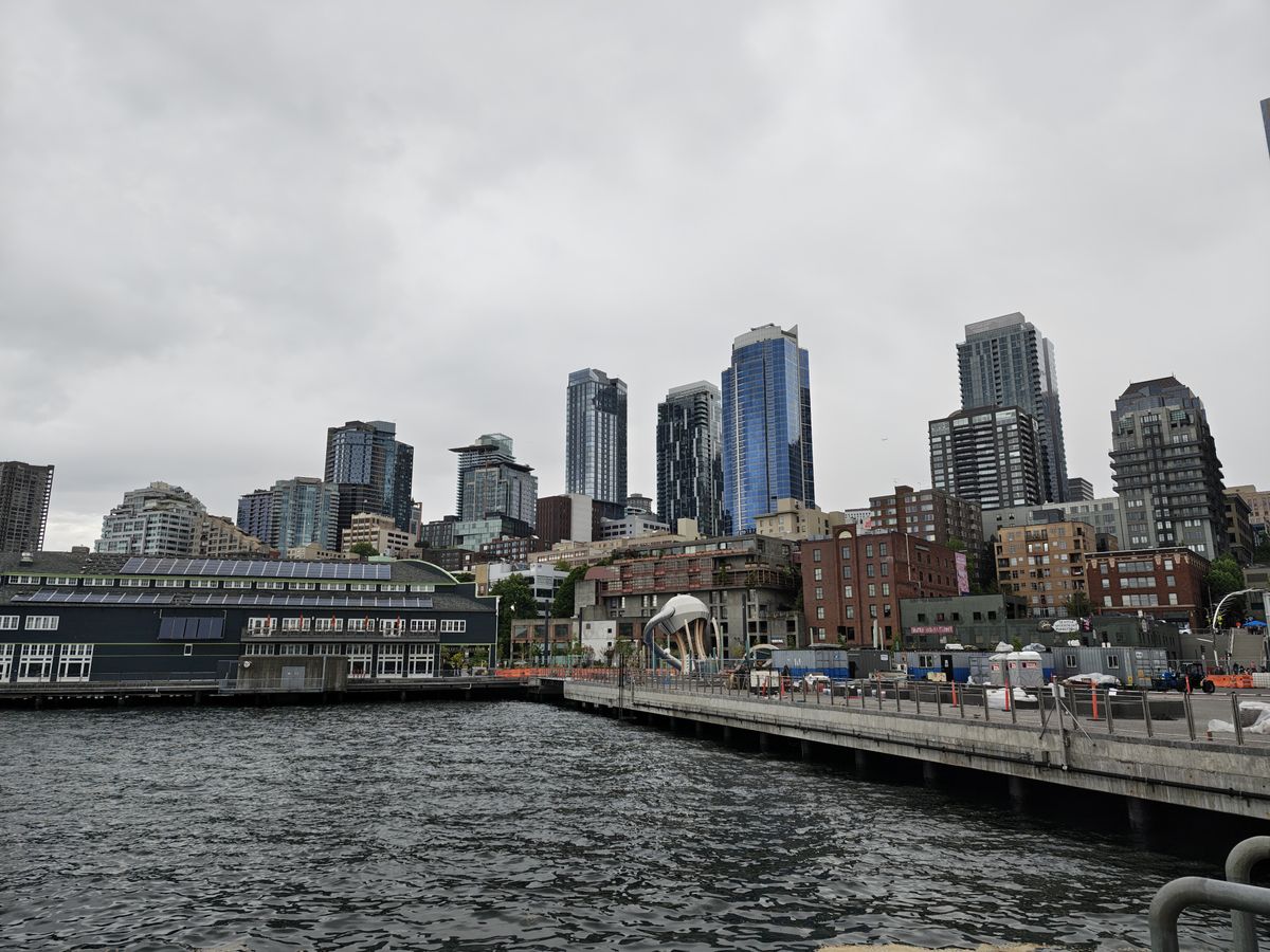 The downtown Seattle cityscape