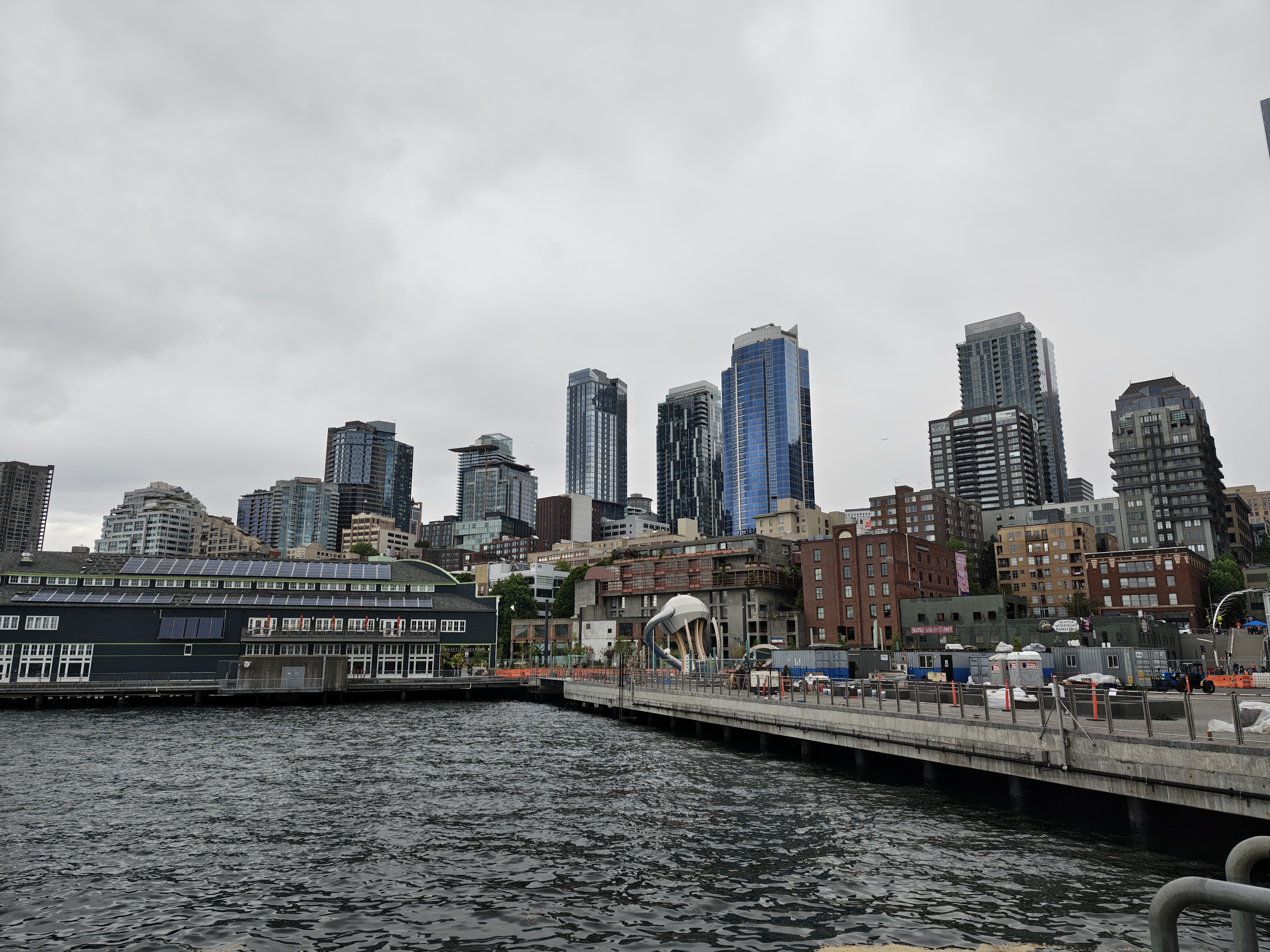 The downtown Seattle cityscape