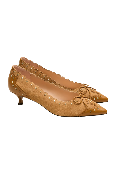 J.Crew, Robin Studded Pumps in Suede