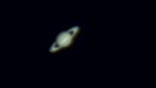 A picture of Saturn taken through a 12 inch telescope in Swindon, Wiltshire, England, in August 2022