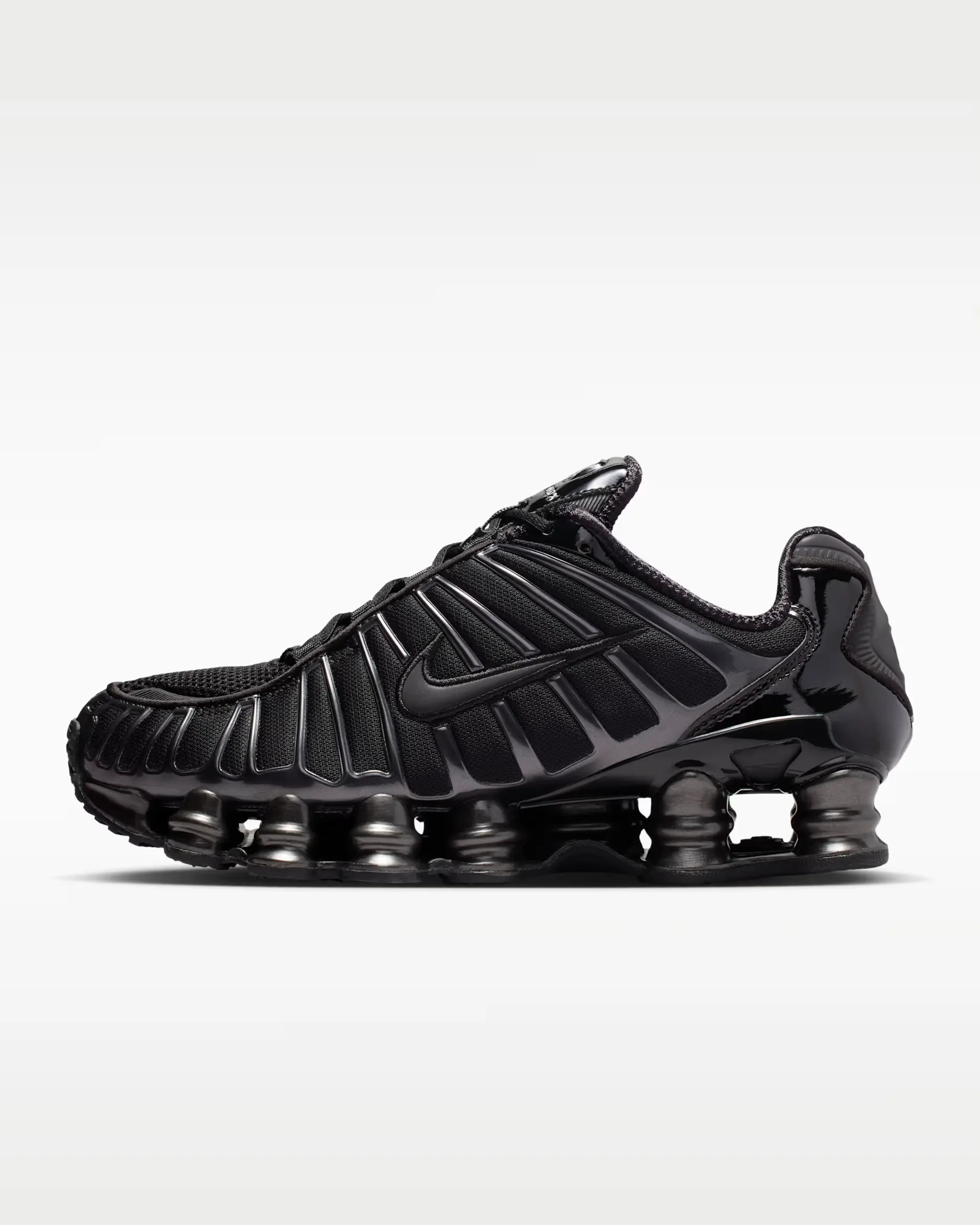 Nike Shox Tl Women's Shoes - Black/metallic Silver/black - Size 5