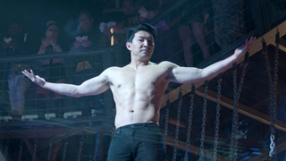 Still frame of Simu Liu from Shang-Chi.