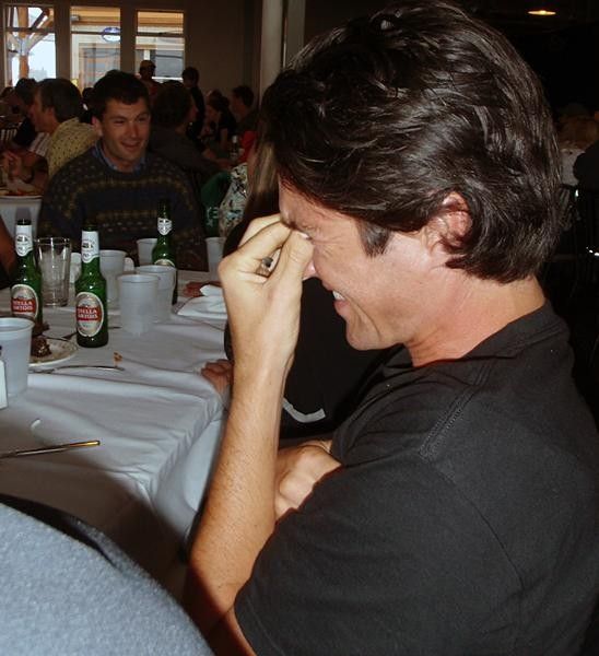 Chris Beck laughs
