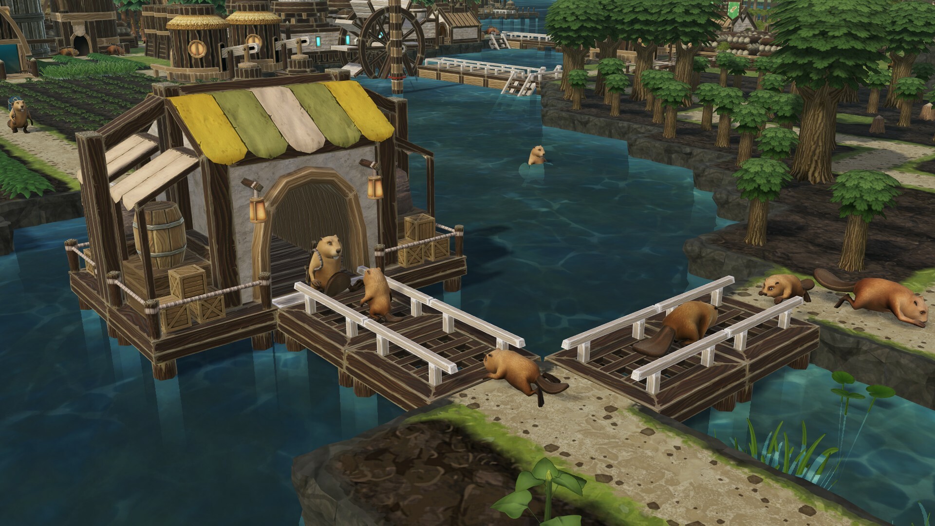  Beaverpunk city builder update boosts framerate, crop yields by as much as 80% 