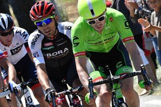Alex Howes (Cannondale-Drapac) leads the break of the day