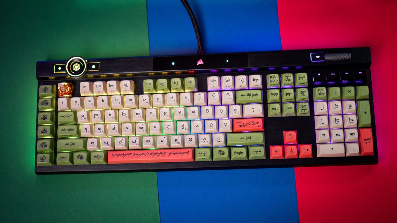 Drop + LOTR Elvish Keycap Set
