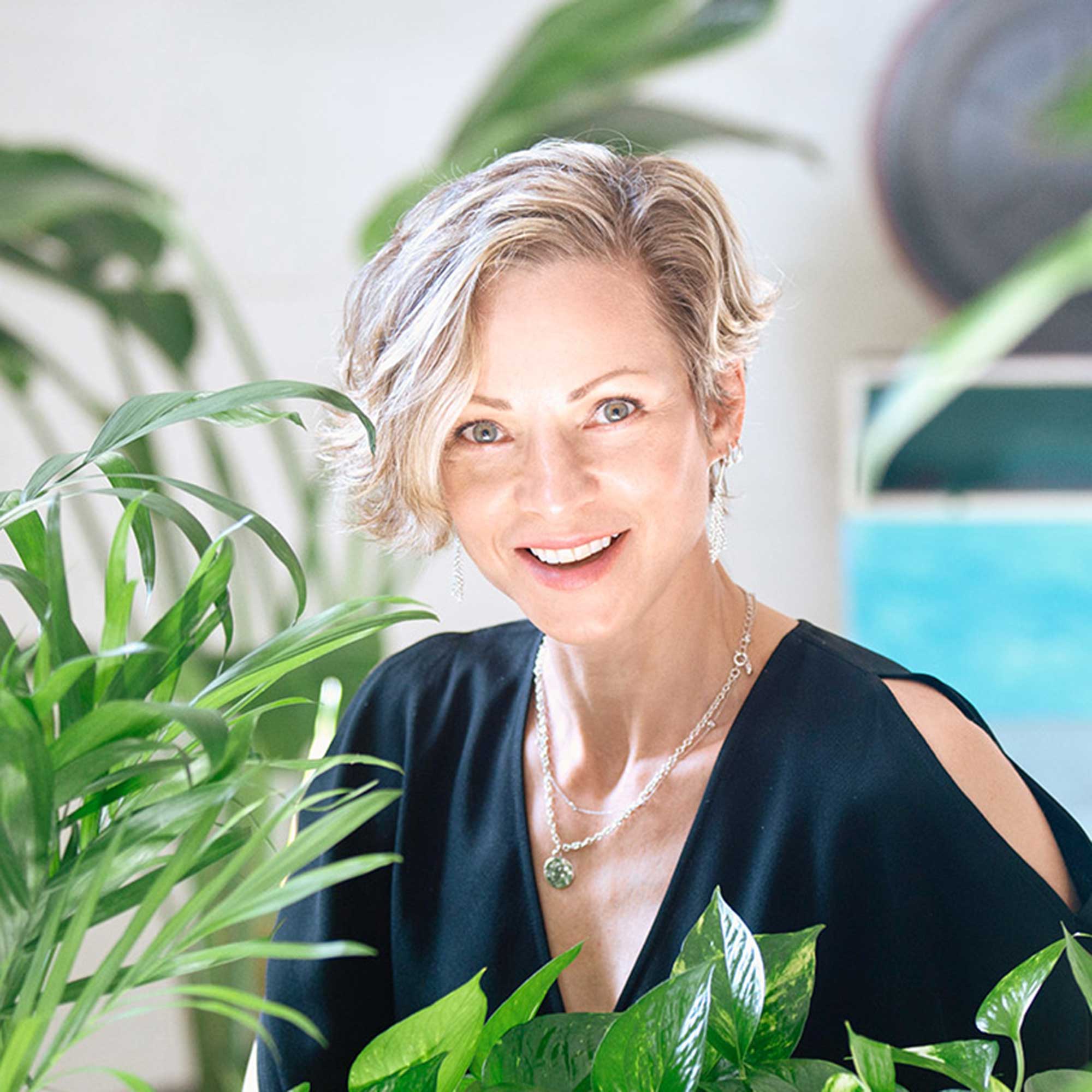 smiling headshot of Juliette Vassilkioti, founder of My City Plants