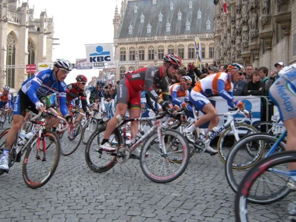 Sebastien Rosseler (RadioShack) and Sylvain Chavanel (Quick Step)