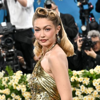 Gigi Hadid attending the Met Gala 2025