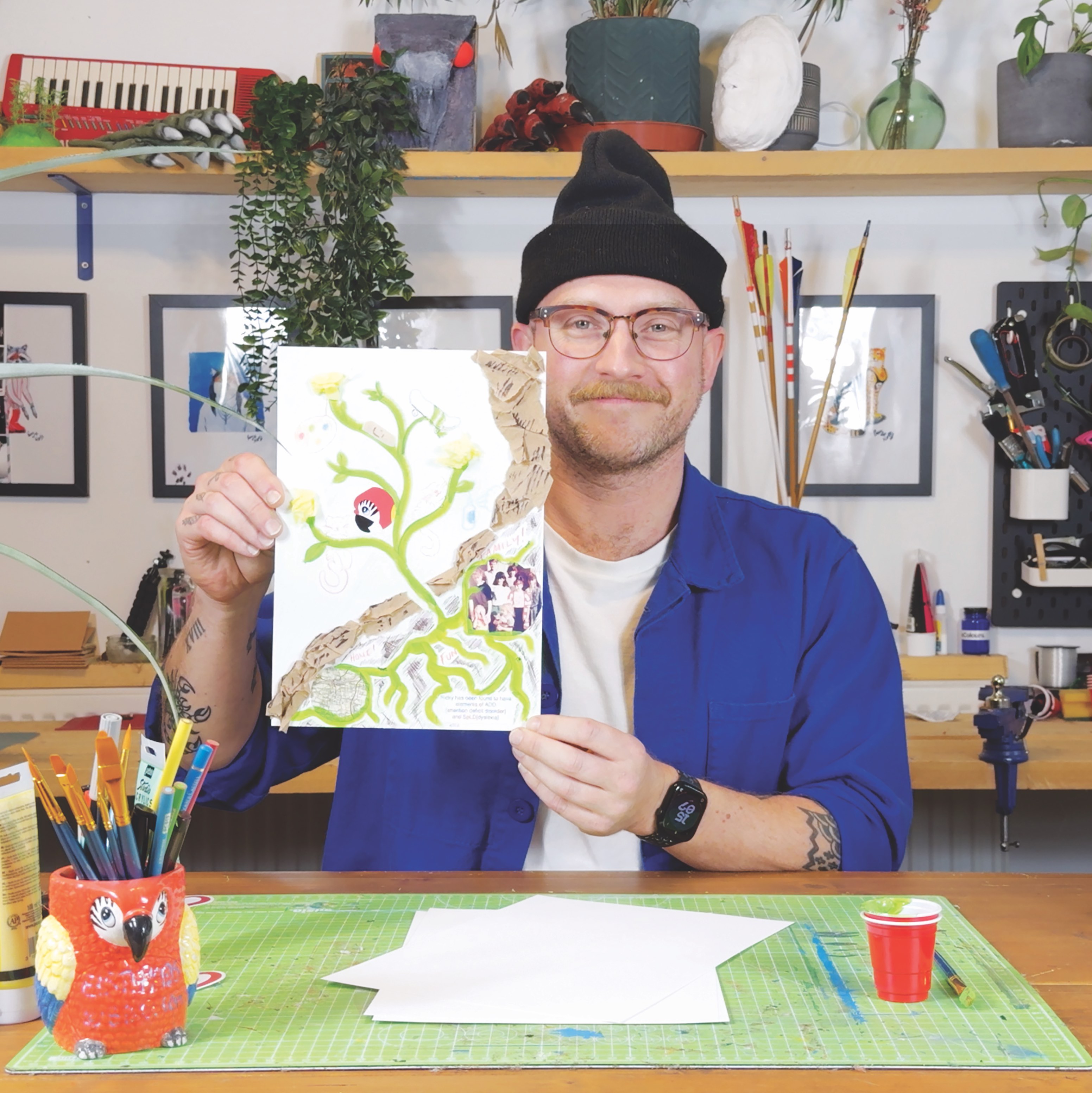 Draw yourself as a plant
