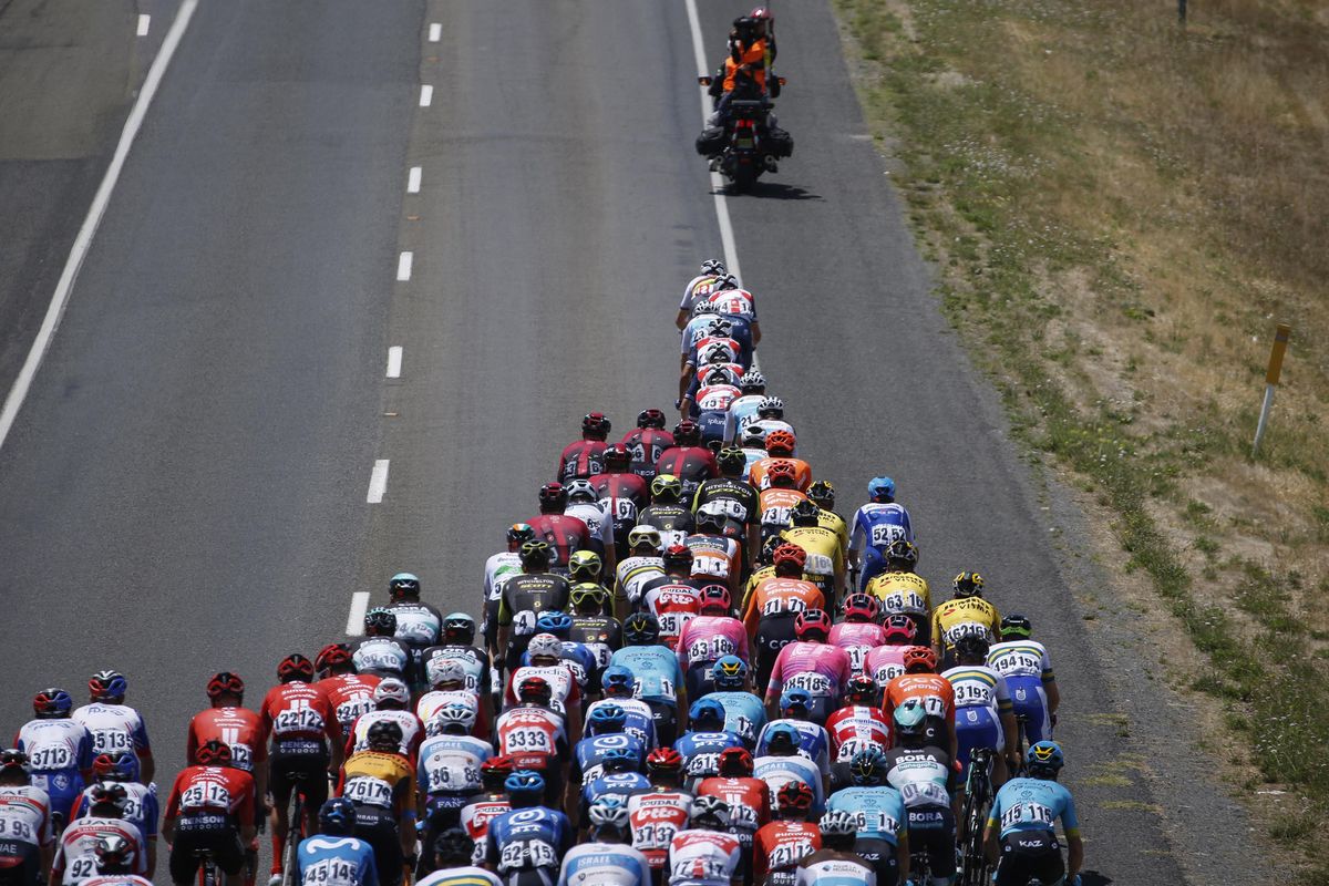 Tour Down Under peloton